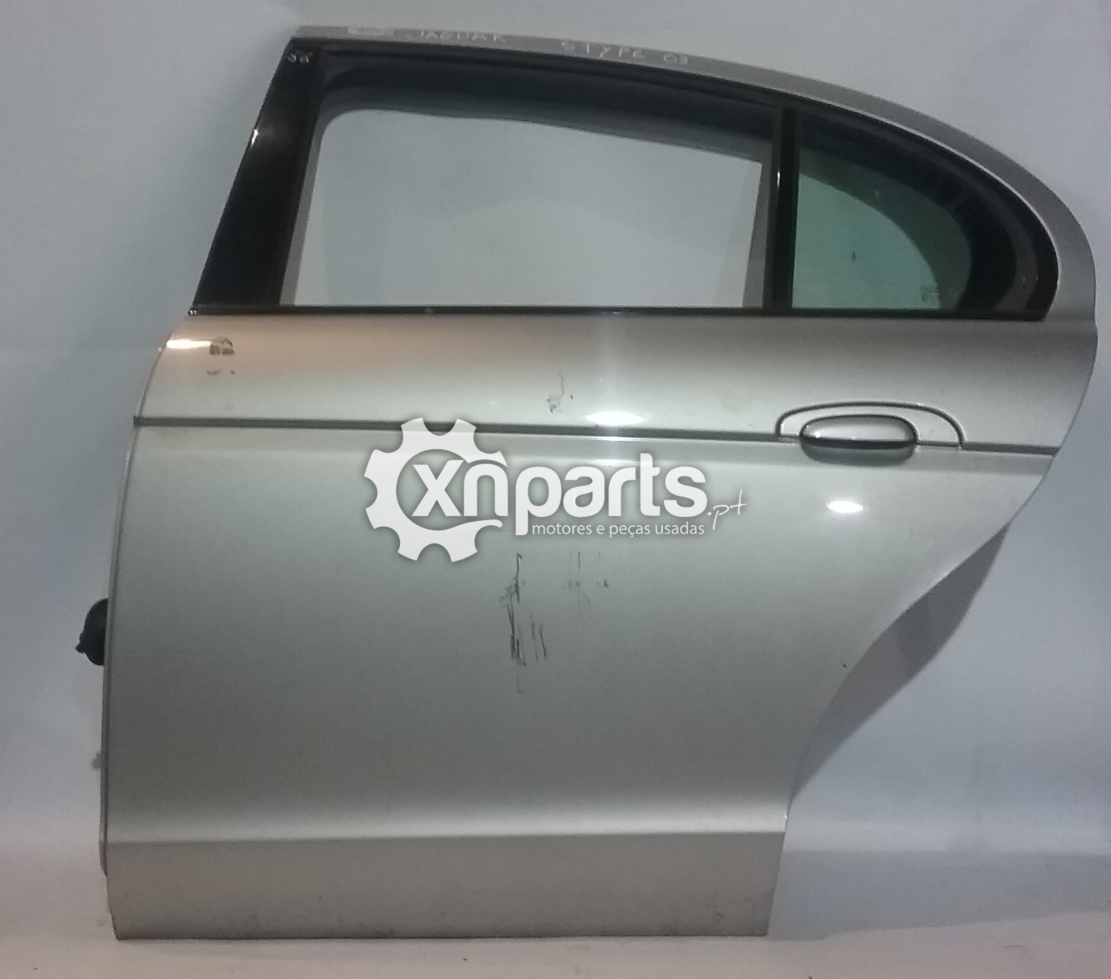 Peças - Porta Trás Esq Jaguar S-Type 1999 - 2008 Cinza Prata Usado