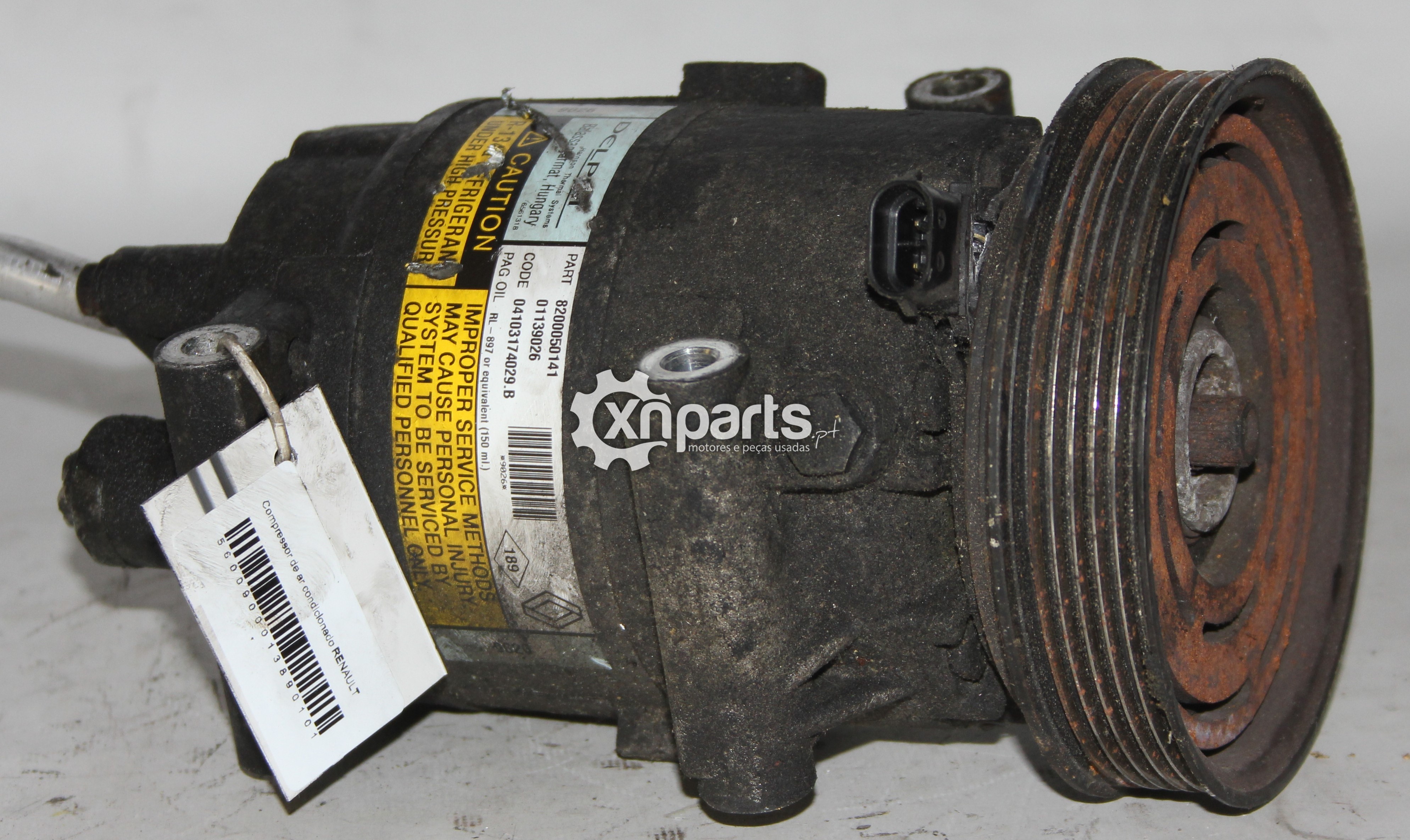 Peças - Compressor De Ar Condicionado Renault  Megane Ii Scenic Ii 1