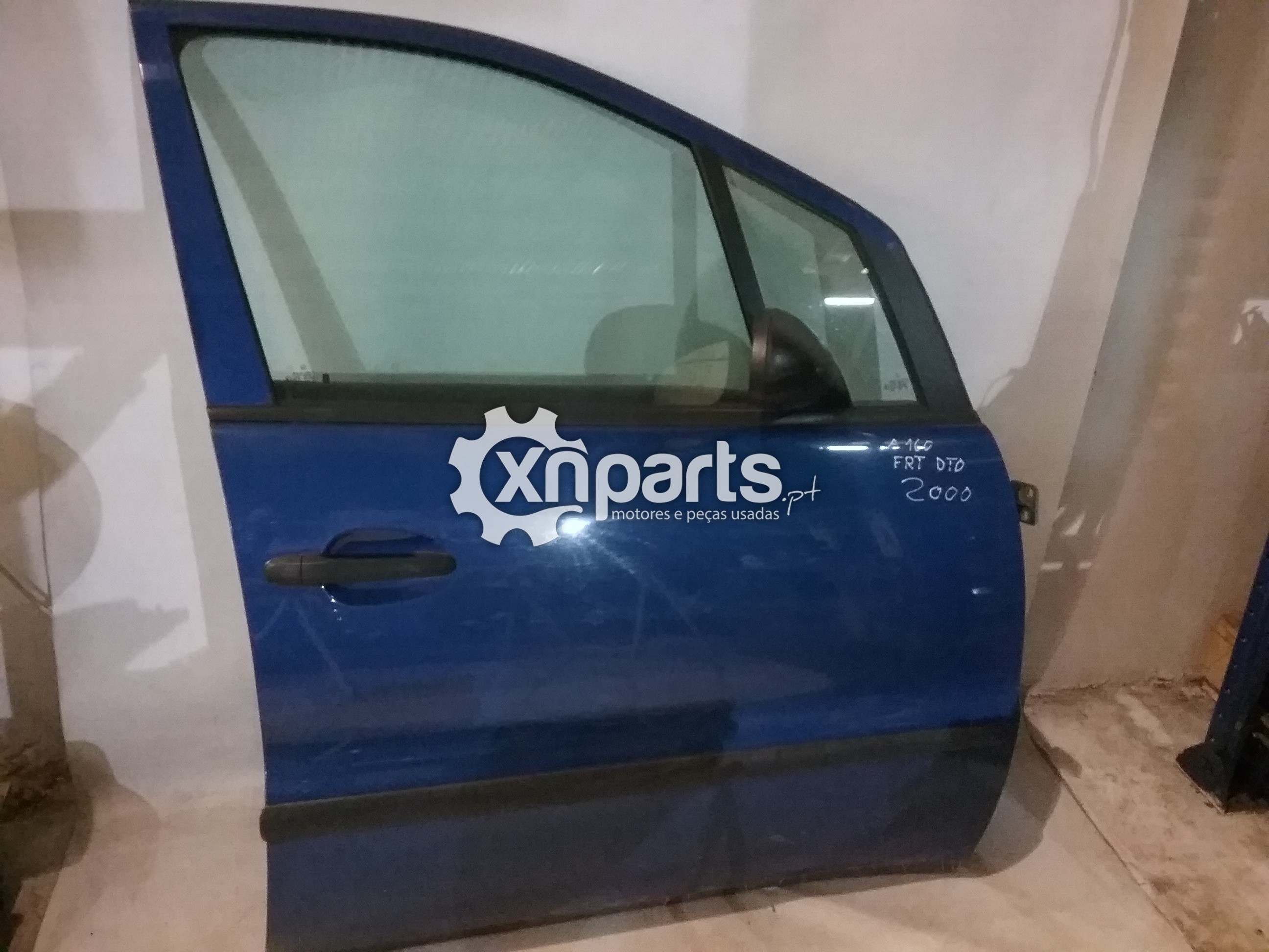 Peças - Porta Frente Dto Mercedes A W168 A 2001 - 2004 Azul Usado