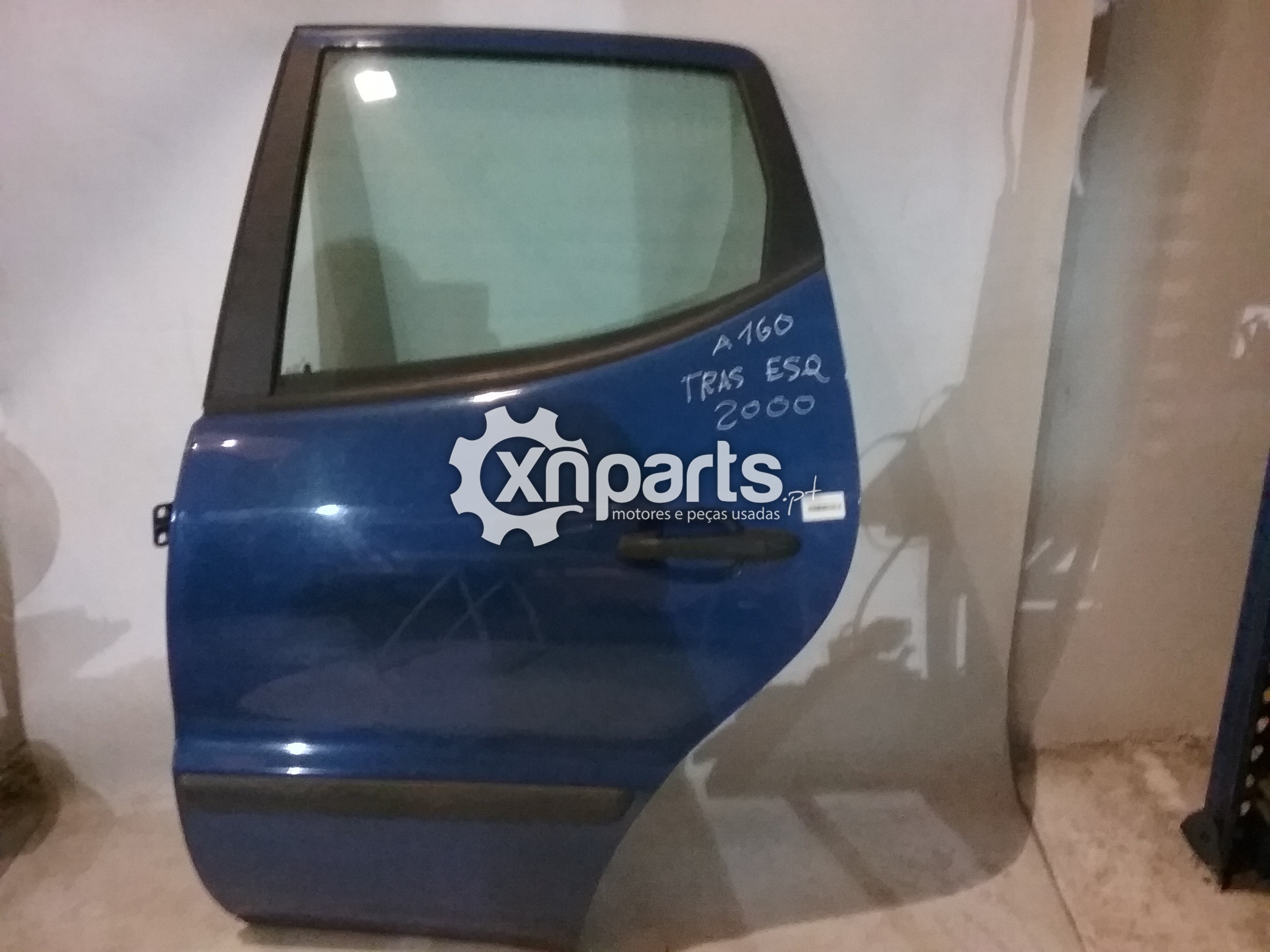 Peças - Porta Trás Esq Mercedes A W168 1999- 2004 Azul Usado