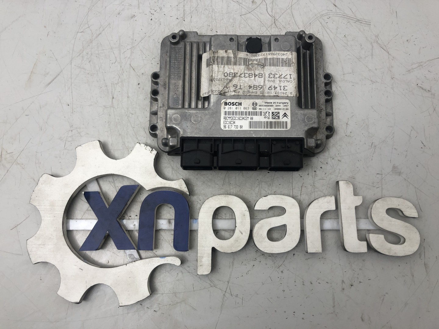 Peças - Centralina Do Motor Ecu Usado Peugeot 307 1.6 Hdi 0281011863