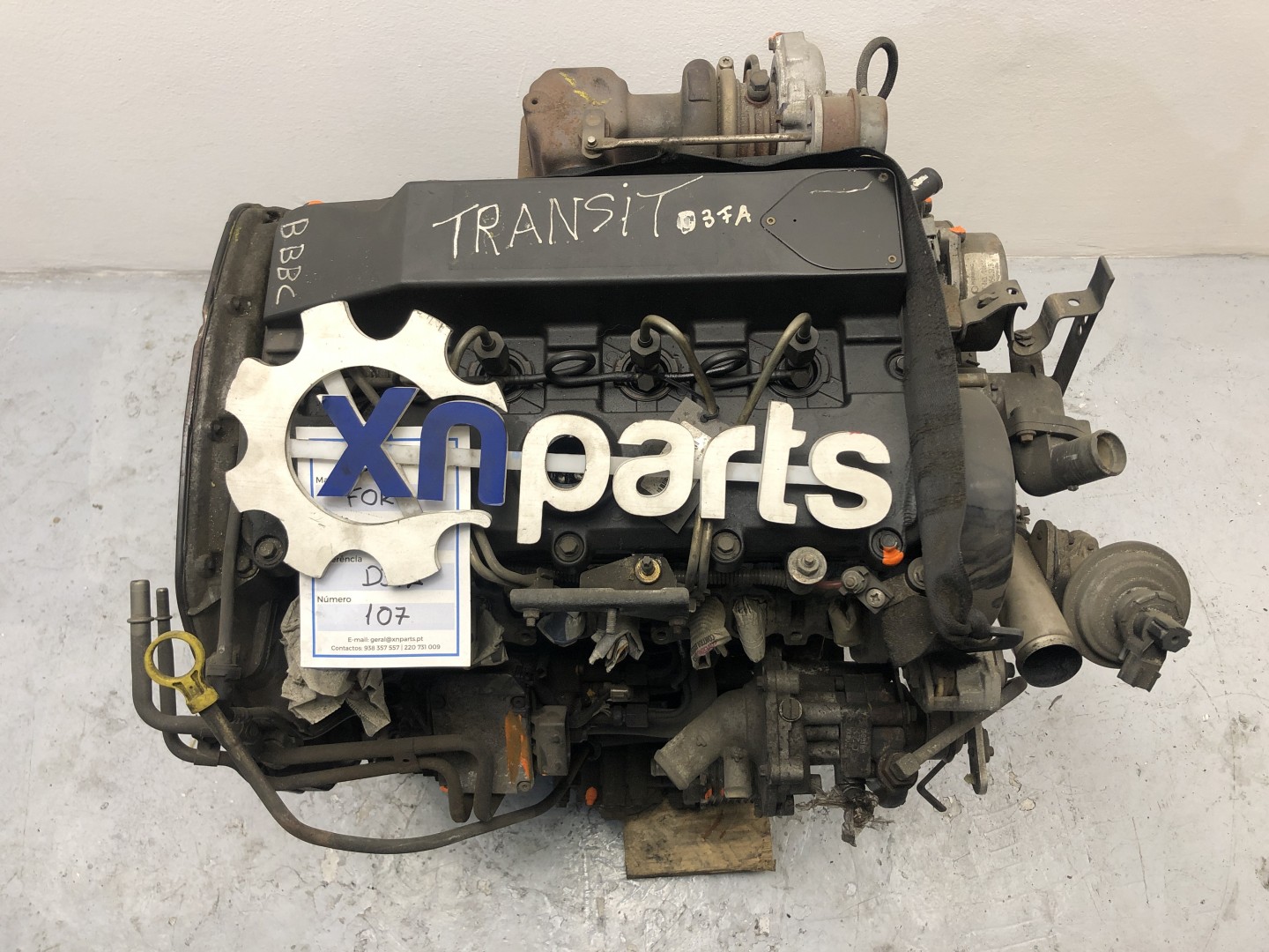 Peças - Motor Ford Transit 2.0 Tdci 08.02 - 05.06 Usado Ref. D3fa