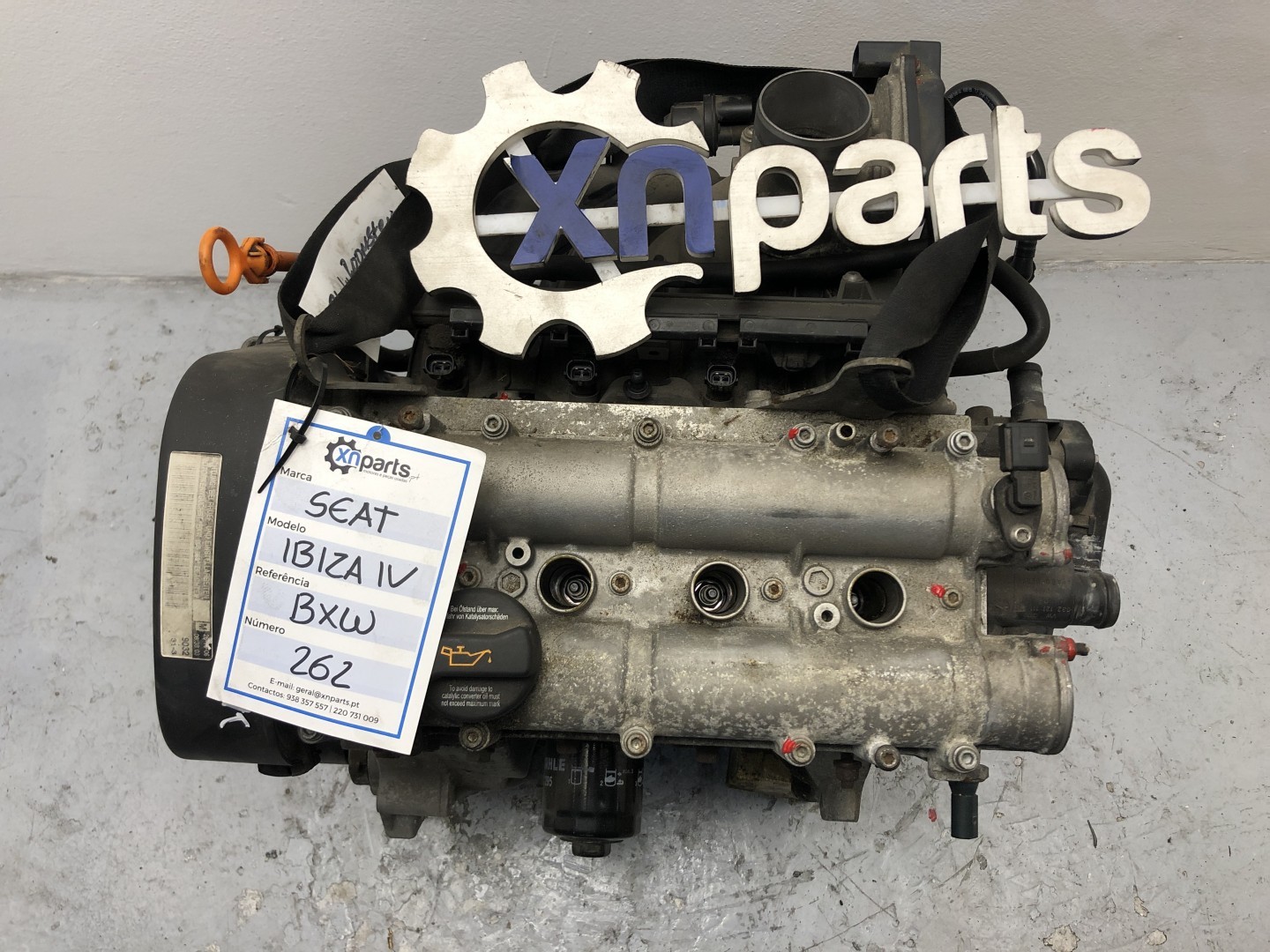 Peça - Motor Usado Seat Ibiza Iv (6J5) / Leon / Toledo / Altea / Sk