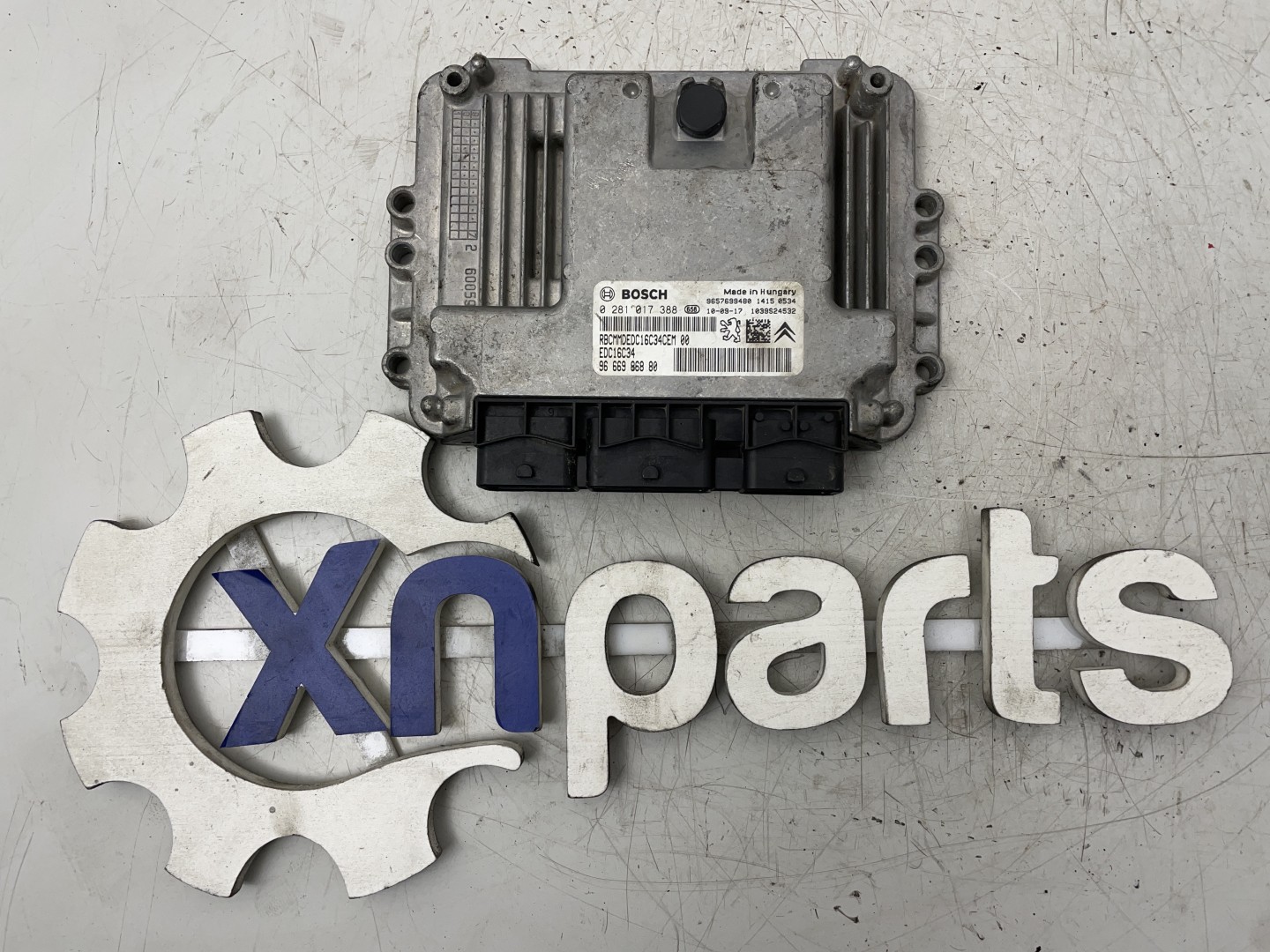 Peças - Centralina Do Motor Ecu Usado Peugeot 207 1.4 Hdi 0281017388