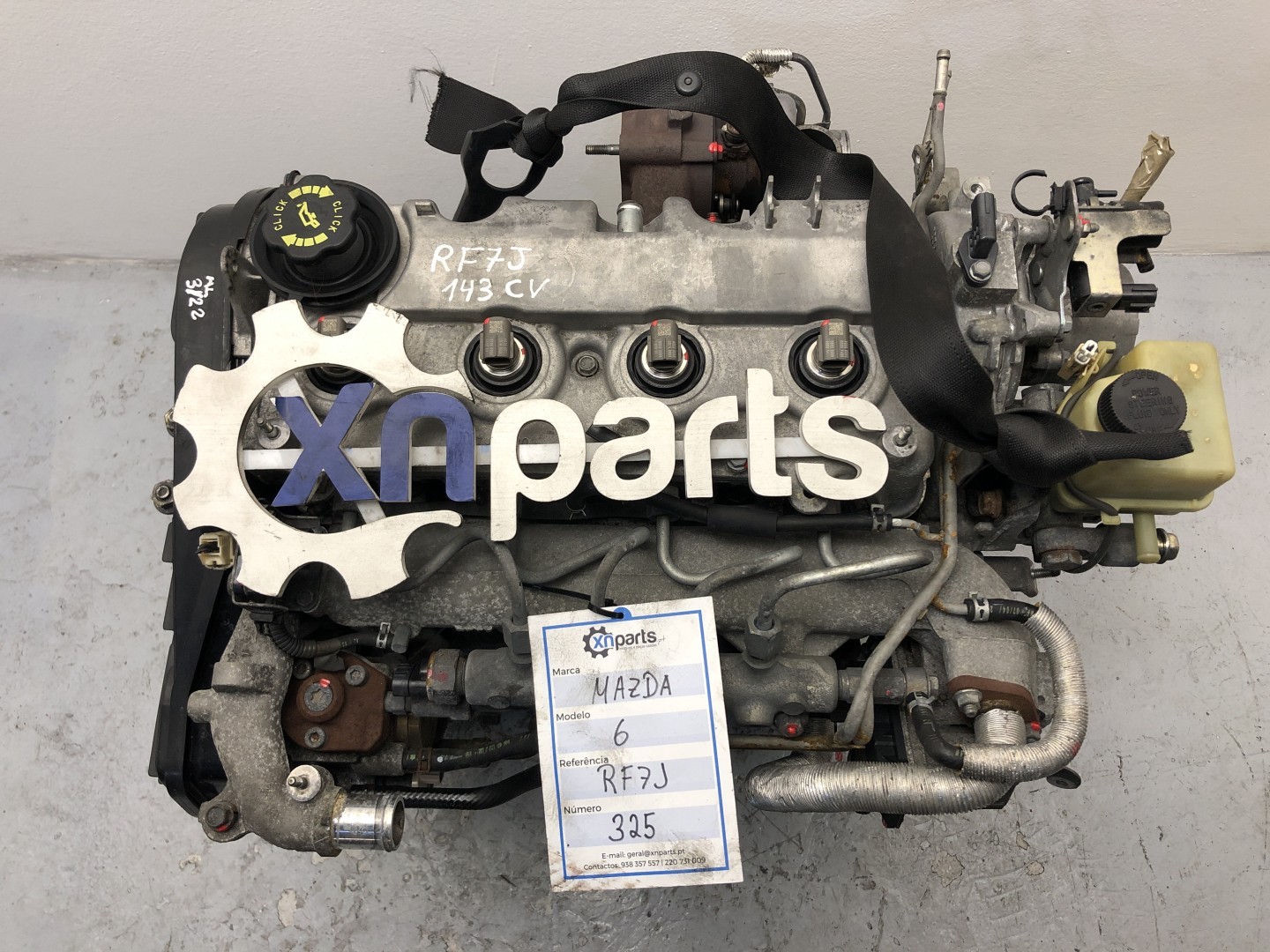 Peças - Motor Mazda 5 2.0 Cd 143Cv | 02.05 - 05.10 Usado Ref. Rf7j