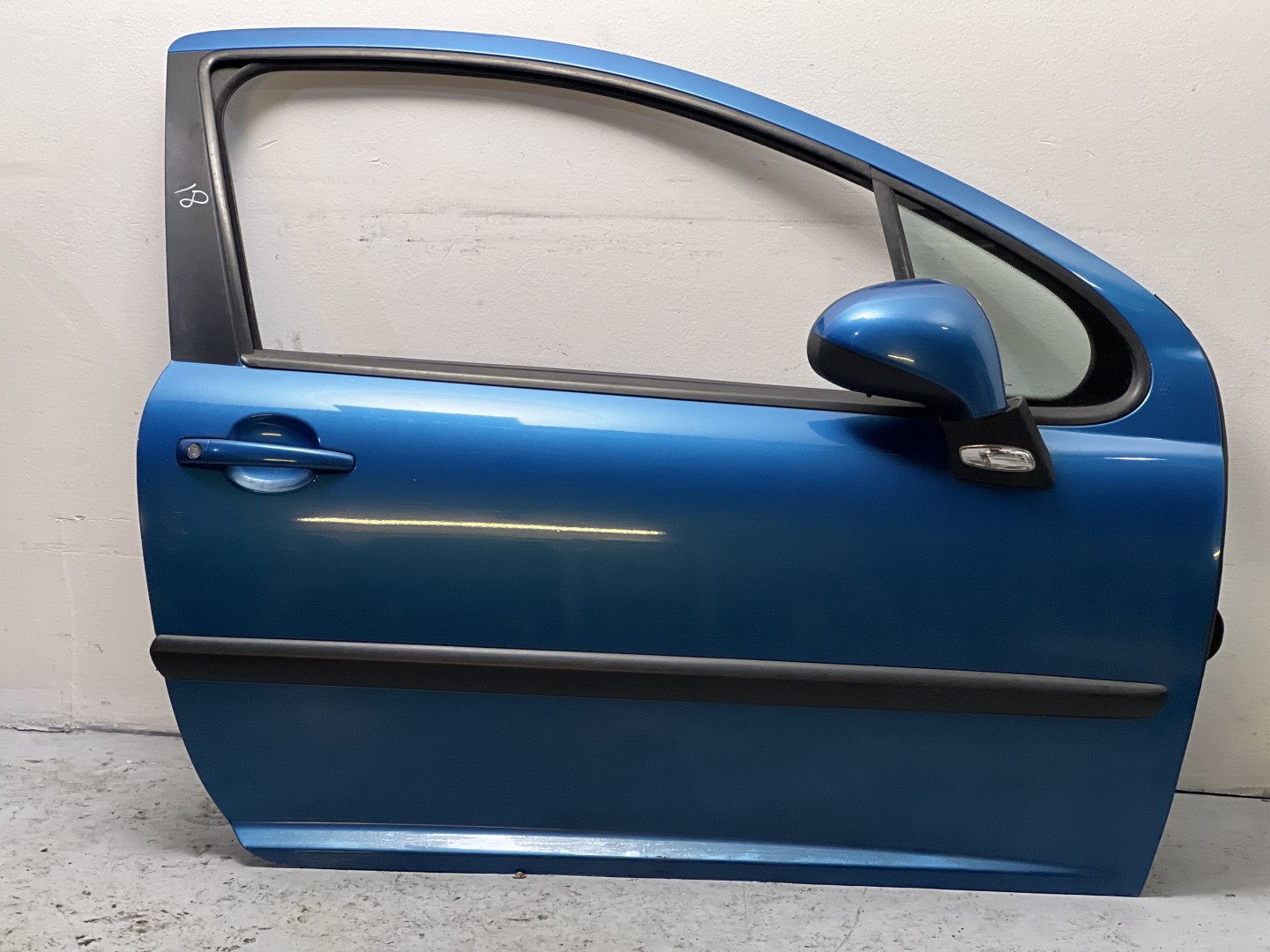 Peça - Porta Dto Frente Peugeot 207 3 Portas Azul Usado