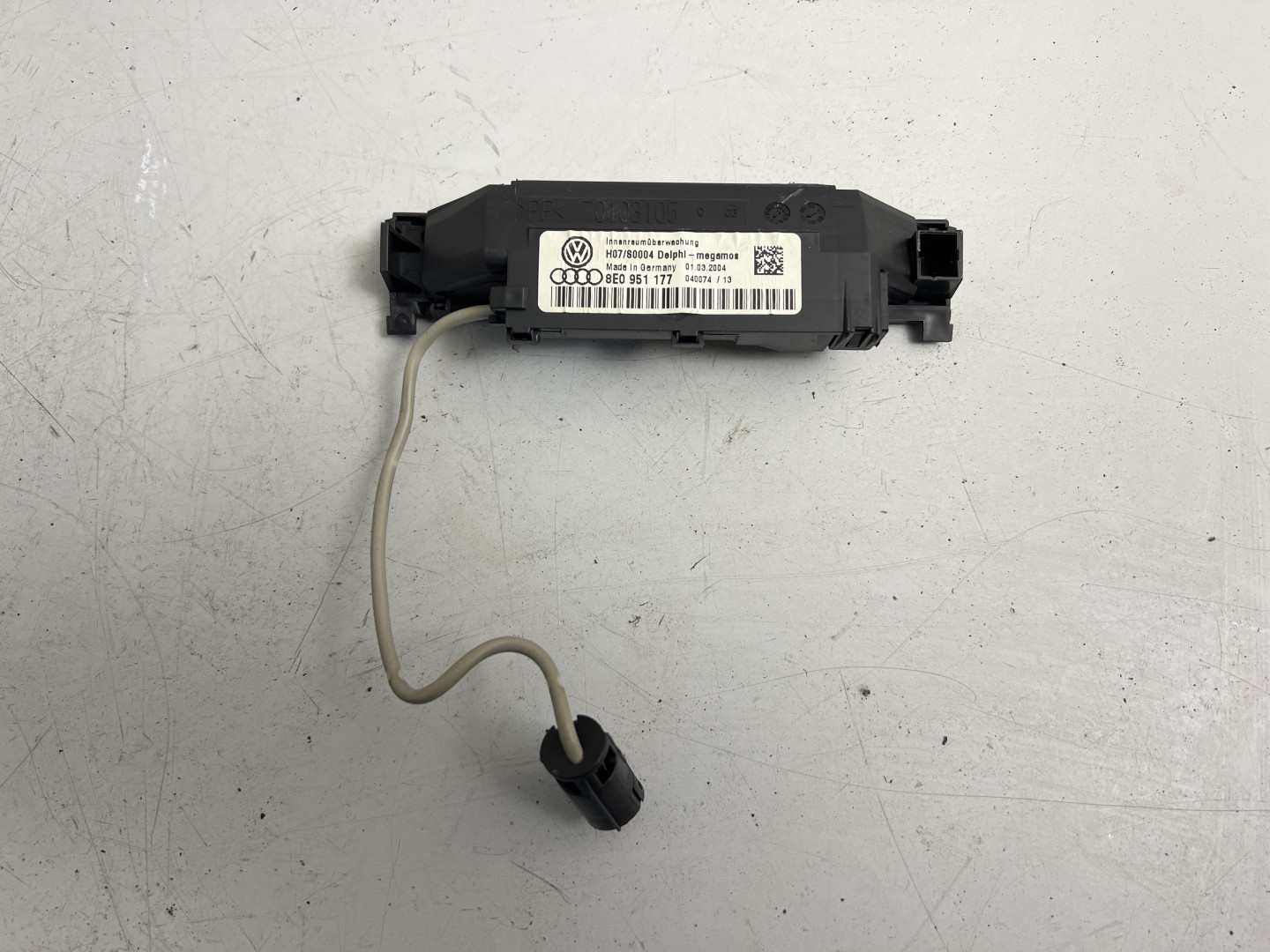 Peças - Sensor Do Alarme Usado Audi A4 Avant (8E5, B6) Ref. 8E095117