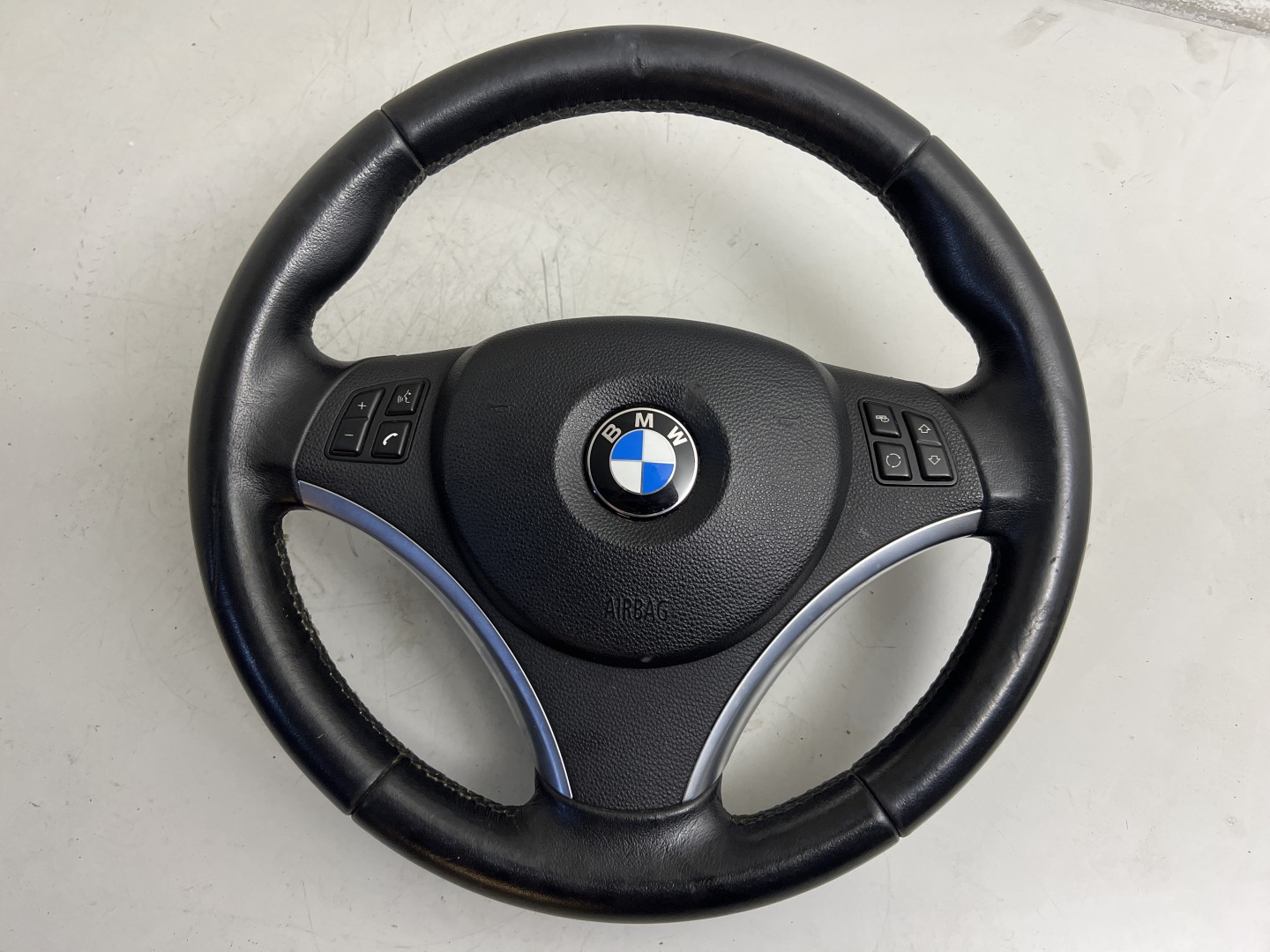 Peças - Volante E Airbag Preto Usado Bmw 3 (E87 E90 E91 E92)