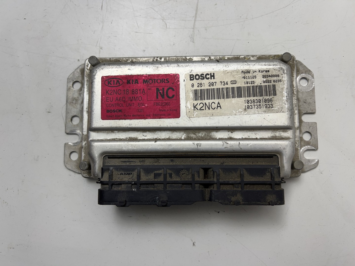 Peças - Centralina Do Motor Ecu  Usado Kia Shuma (Fb) 0261207734 Bos