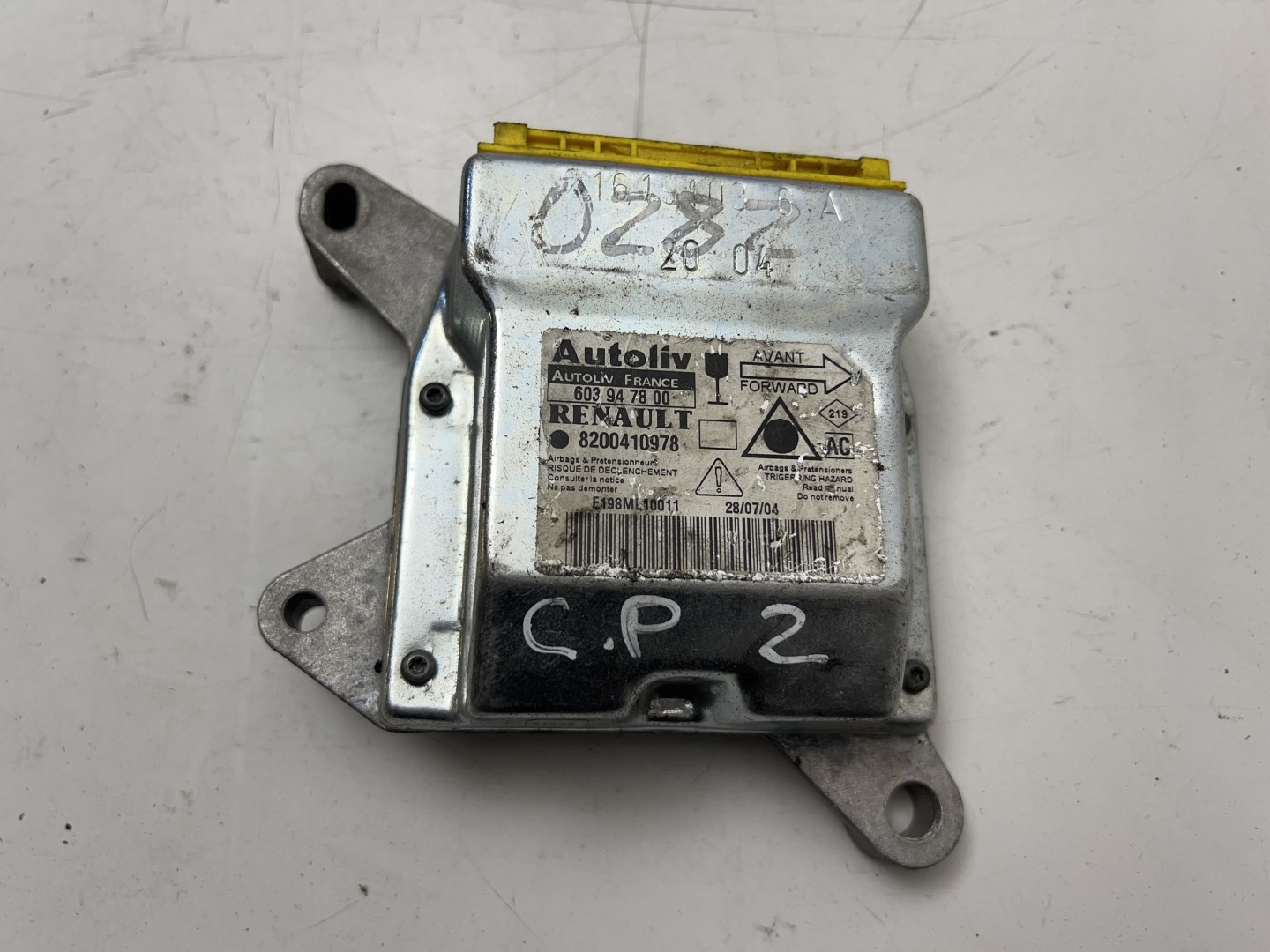 Peças - Centralina Airbag Interior Ecu Usado Renault Laguna Ii(Bg) (