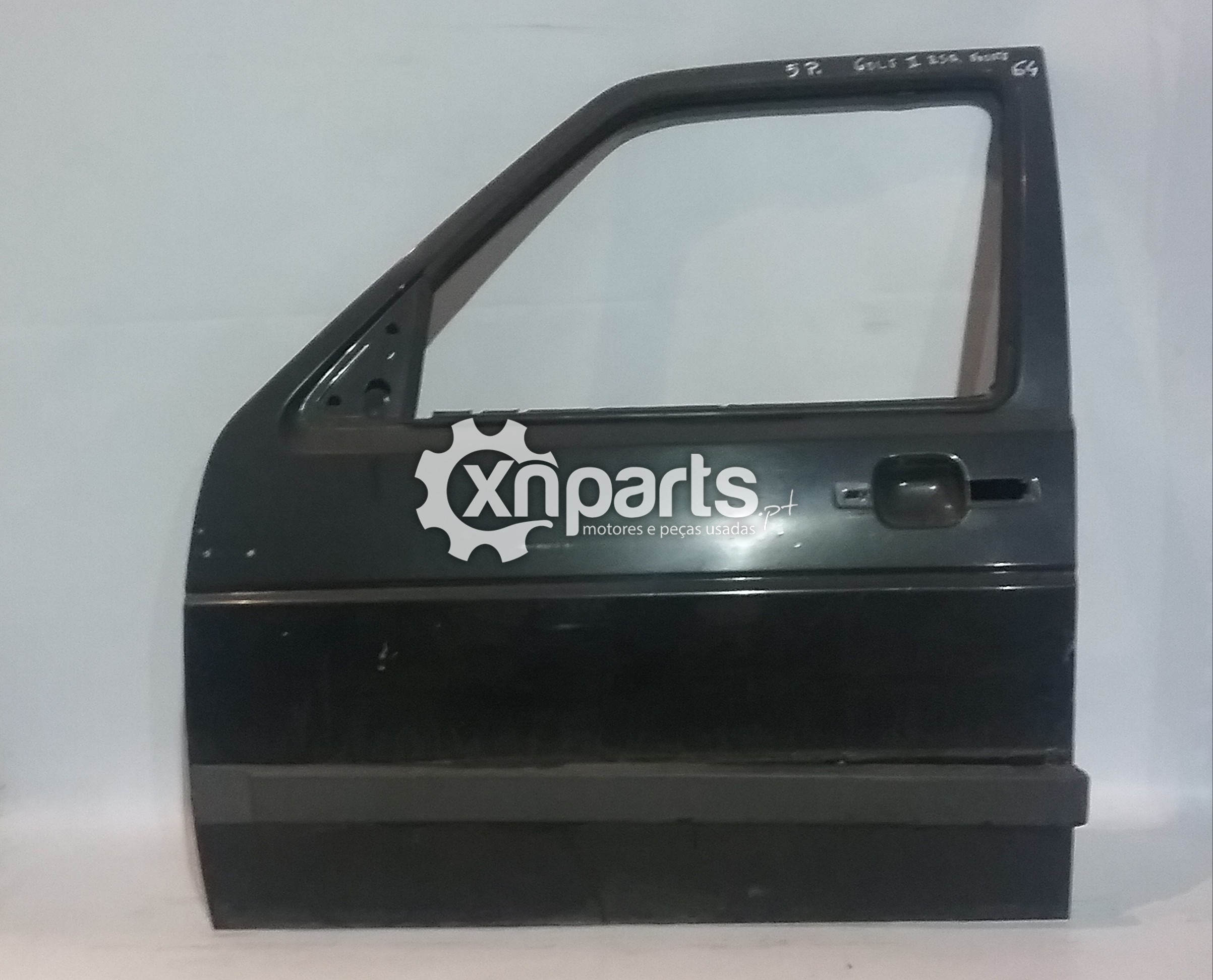 Peças - Porta Frente Esq Vw Golf Ii 5 Portas 1983 - 1992 Preto Usado