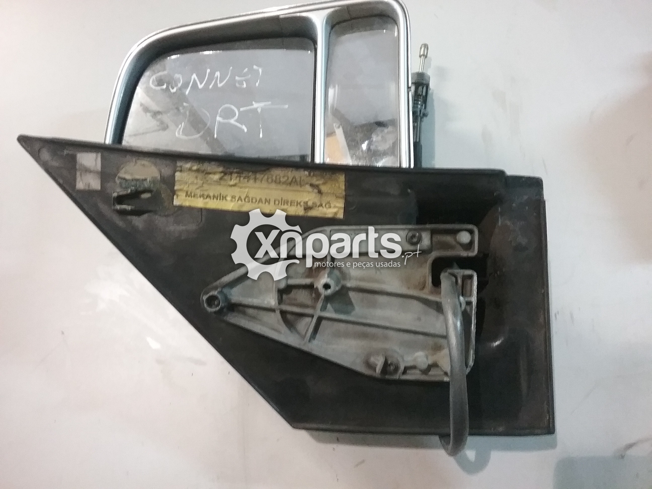 Peças - Espelho Retrovisor Dto Ford Transit Connect 2002 Cinza Prata